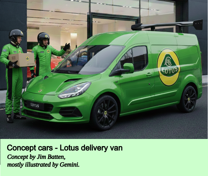 Lotus delivery van concept
